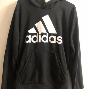 Adidas black hoodie in size small.